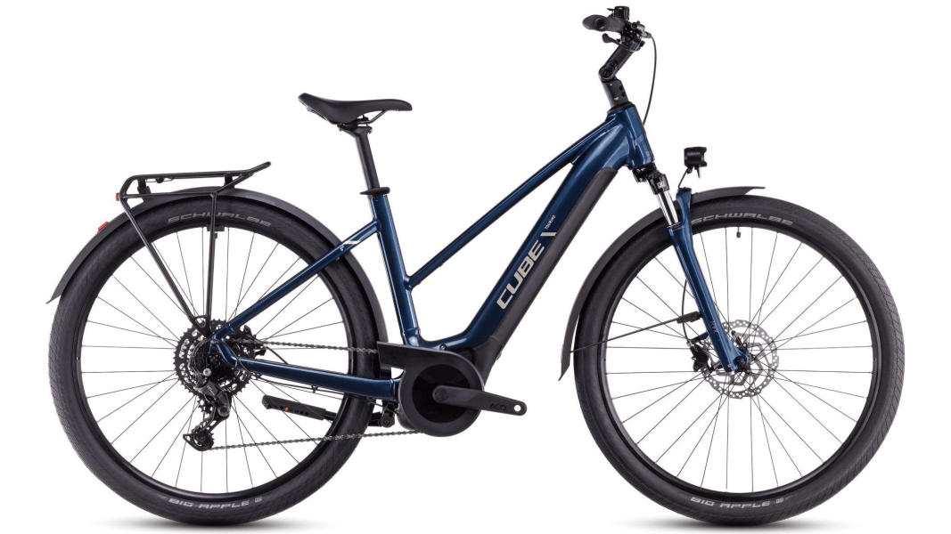 Vélo de Voyage Électrique Cube Touring Hybrid One 625 Trapeze Shimano Cues 2025