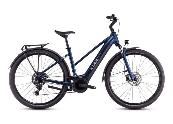 Vélo de Voyage Électrique Cube Touring Hybrid One 625 Trapeze Shimano Cues 2025