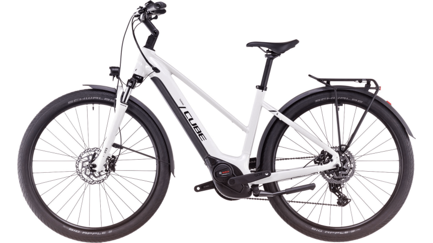 Vélo de Voyage Électrique Cube Touring Hybrid One 625 Trapeze Shimano Cues 2025