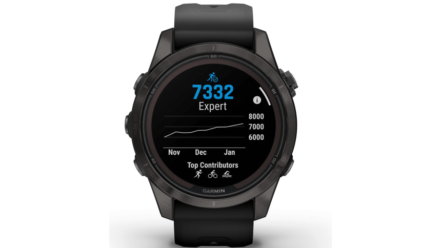 Montre de sport Garmin Fenix 7S Pro Sapphire Solar Titane